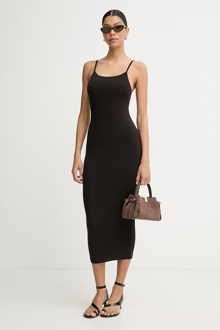 La Mania vestito con viscosa NADINE NADINE marrone SS26