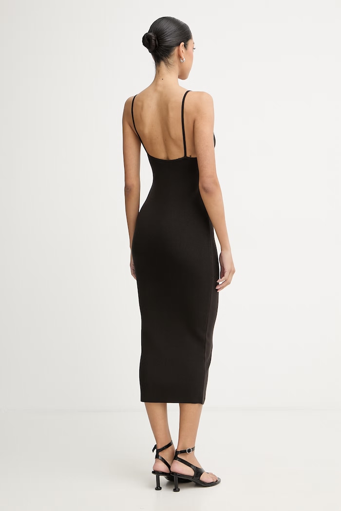 Abbigliamento La Mania vestito con viscosa NADINE NADINE marrone
