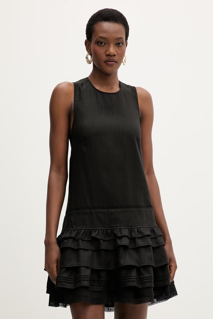 Isabelle Blanche rochie negru IS26SS.A054.T004