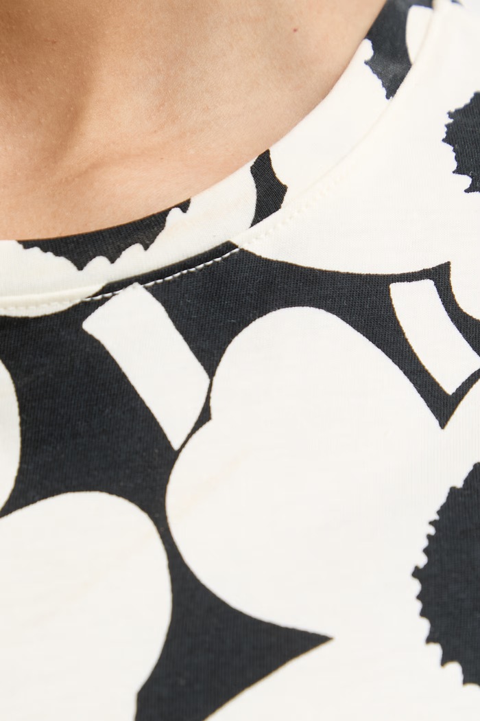 Marimekko φόρεμα βαμβακερό 095846 μπεζ