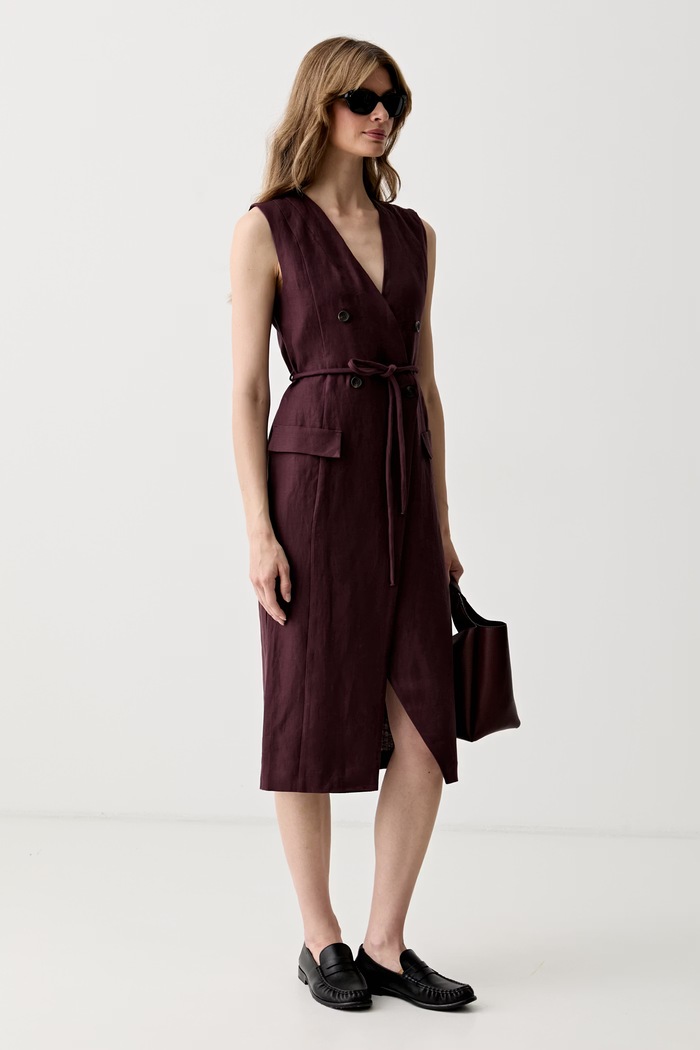 Sisley rochie petrecută din in 4TTSLV07W violet SS26
