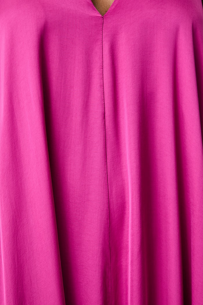 Haveone лятна рокля от вискоза AWG.Q018 розов