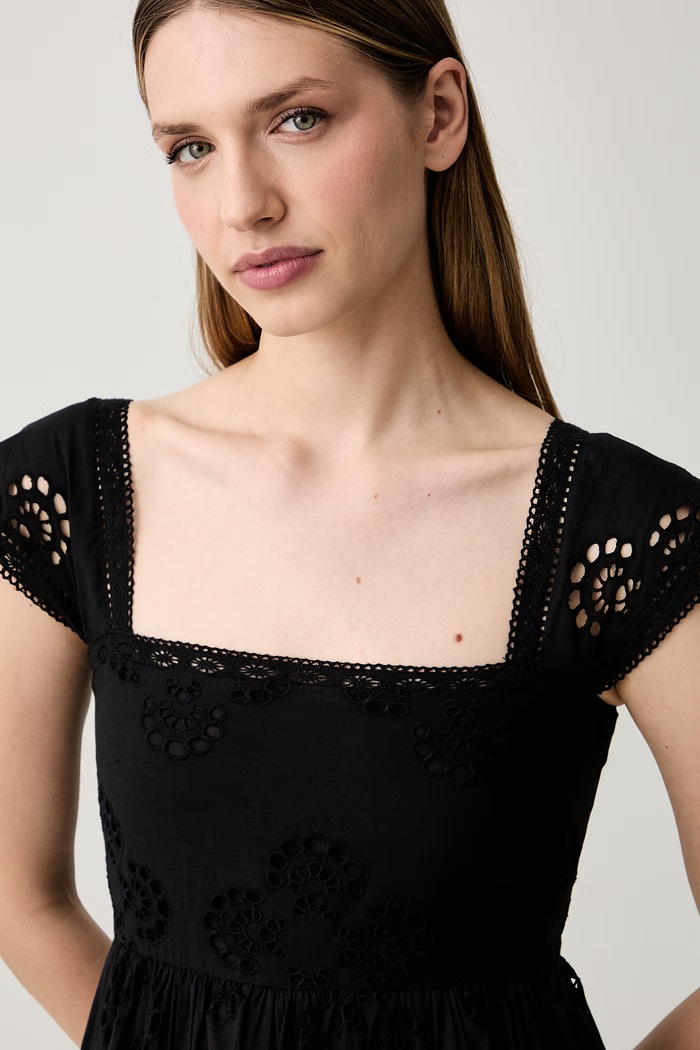 Hoss Intropia sukienka letnia bawełniana czarny 8223377