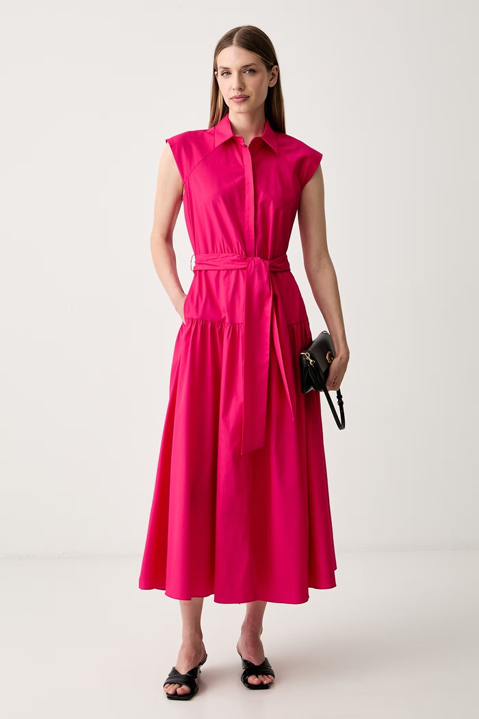 Pedro del Hierro ljetna haljina od pamuka 3813579 roza SS26