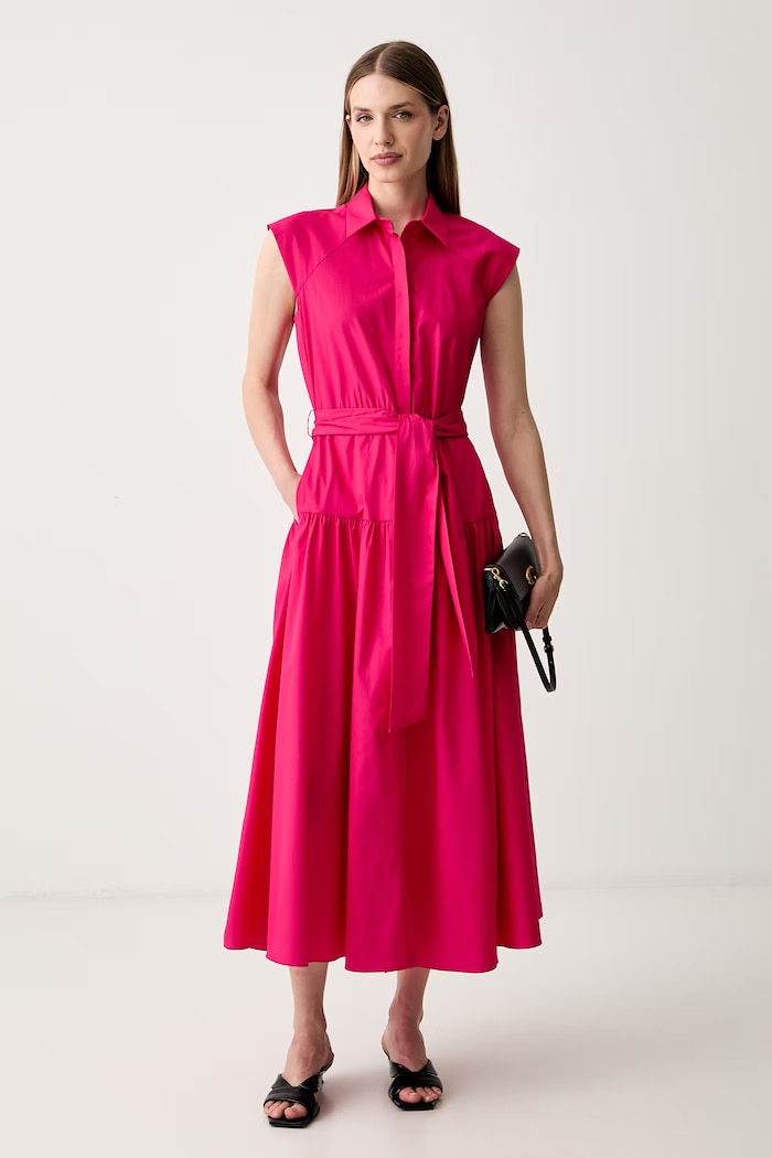 Pedro del Hierro ljetna haljina od pamuka 3813579 roza SS26