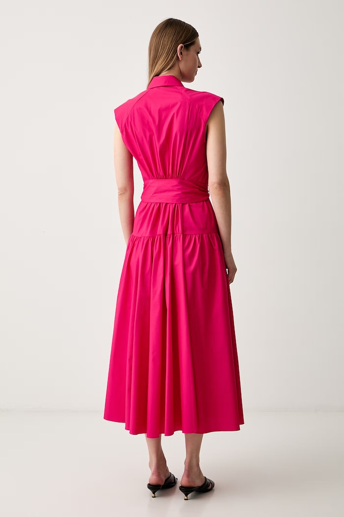 Odjeća Pedro del Hierro ljetna haljina od pamuka 3813579 roza