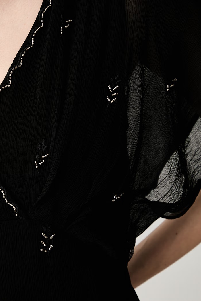 Pedro del Hierro sukienka rozkloszowana z wiskozy 3813573 czarny