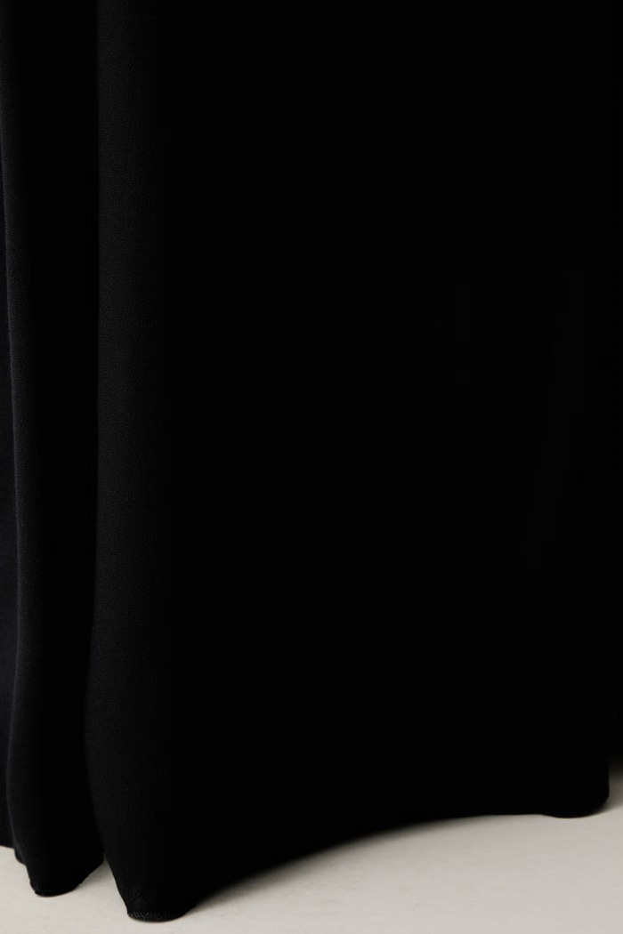 Le Privé sukienka z wiskozą LISE NOIR LP00790 czarny