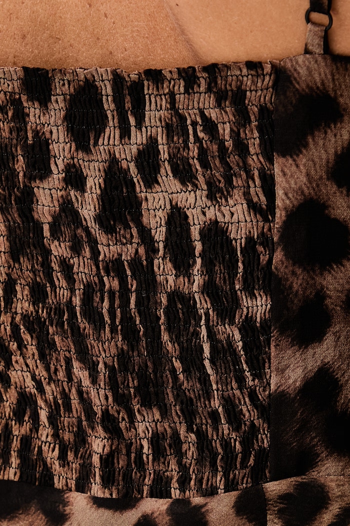 Le Privé vestito d'estate in viscosa JANELLE CHIFFON LEOPARD LP00763