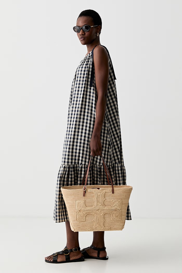 Weekend Max Mara šaty babydoll 2615221013600 tmavomodrá SS26