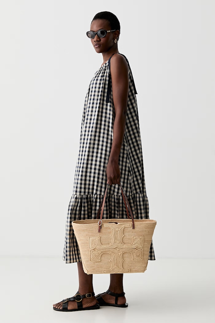 Weekend Max Mara šaty babydoll 2615221013600 tmavomodrá SS26
