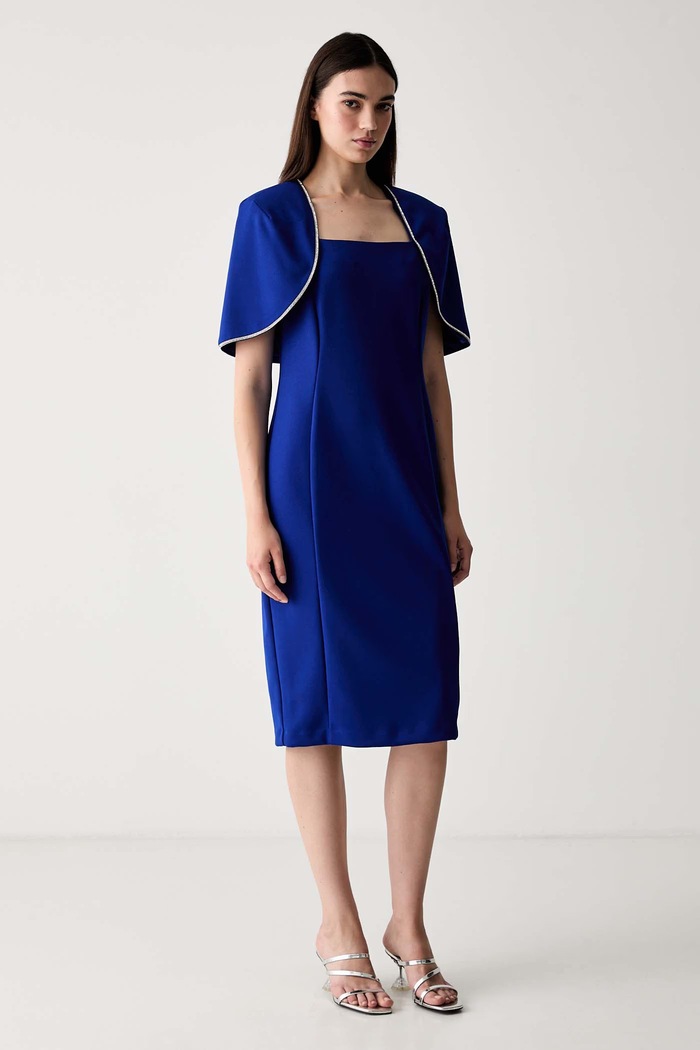 Joseph Ribkoff sukienka 253724 niebieski SS26