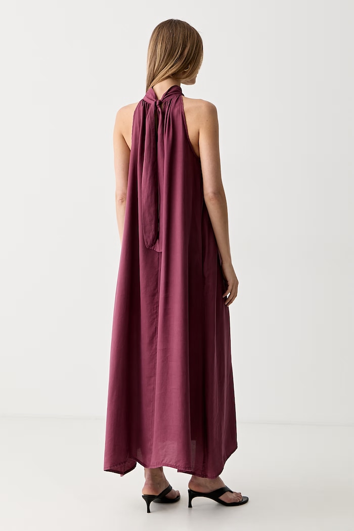 Ρούχα ViCOLO halter από lyocell TAB0573 μωβ