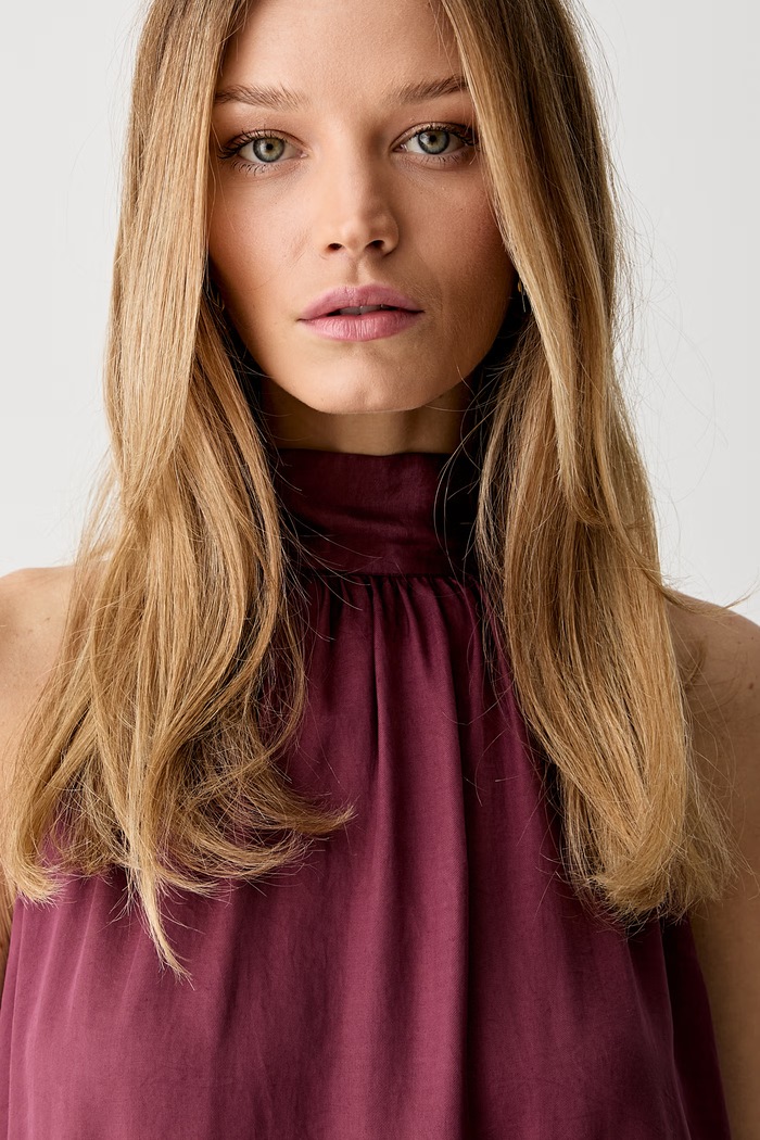 ViCOLO halter από lyocell μωβ TAB0573