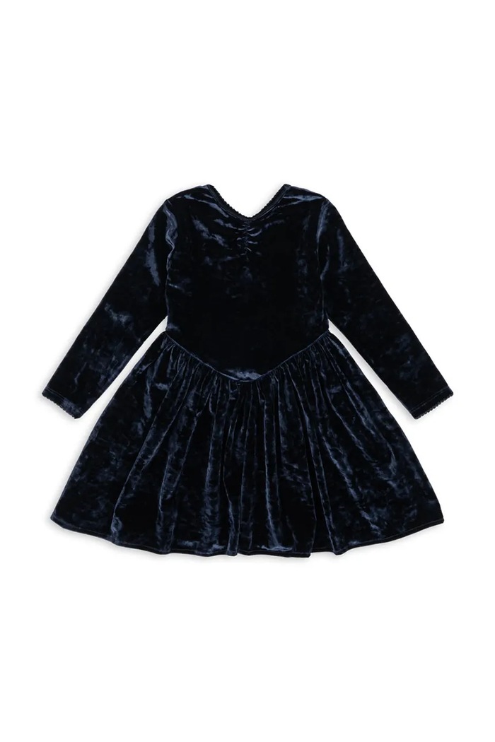 Konges Sløjd sukienka dziecięca CARLITO DRESS GRS KS104243.PreSpring granatowy SS26
