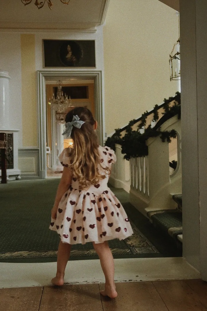 Konges Sløjd sukienka dziecięca HEARTLILY DRESS GRS KS104313.PreSpring