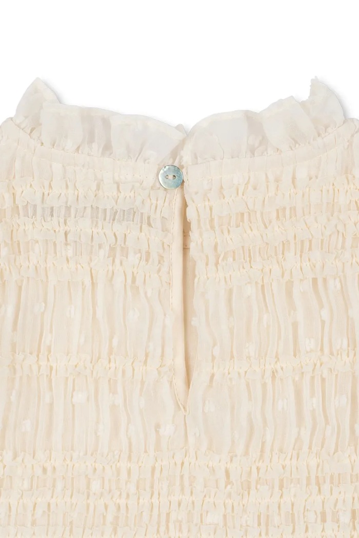 Dziewczynka Konges Sløjd sukienka dziecięca JOELLA DRESS KS104316.PreSpring beżowy