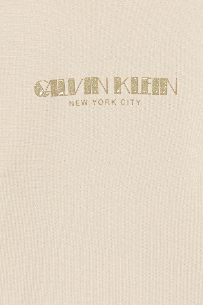 Lány Calvin Klein Jeans gyerek pamutruha IG0IG03092.128.176.PPY2 bézs