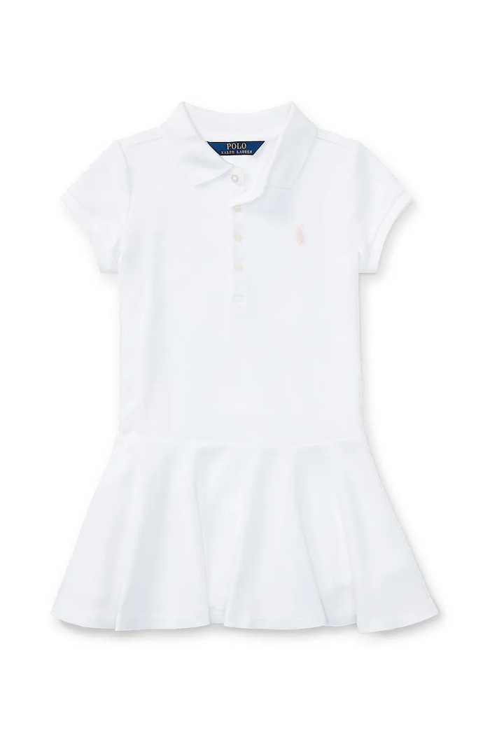 Polo Ralph Lauren sukienka dziecięca 312624740003 biały SS26