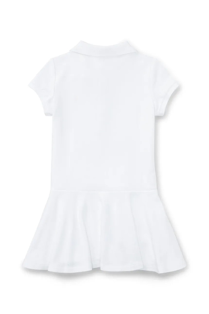 Dziewczynka Polo Ralph Lauren sukienka dziecięca 312624740003 biały