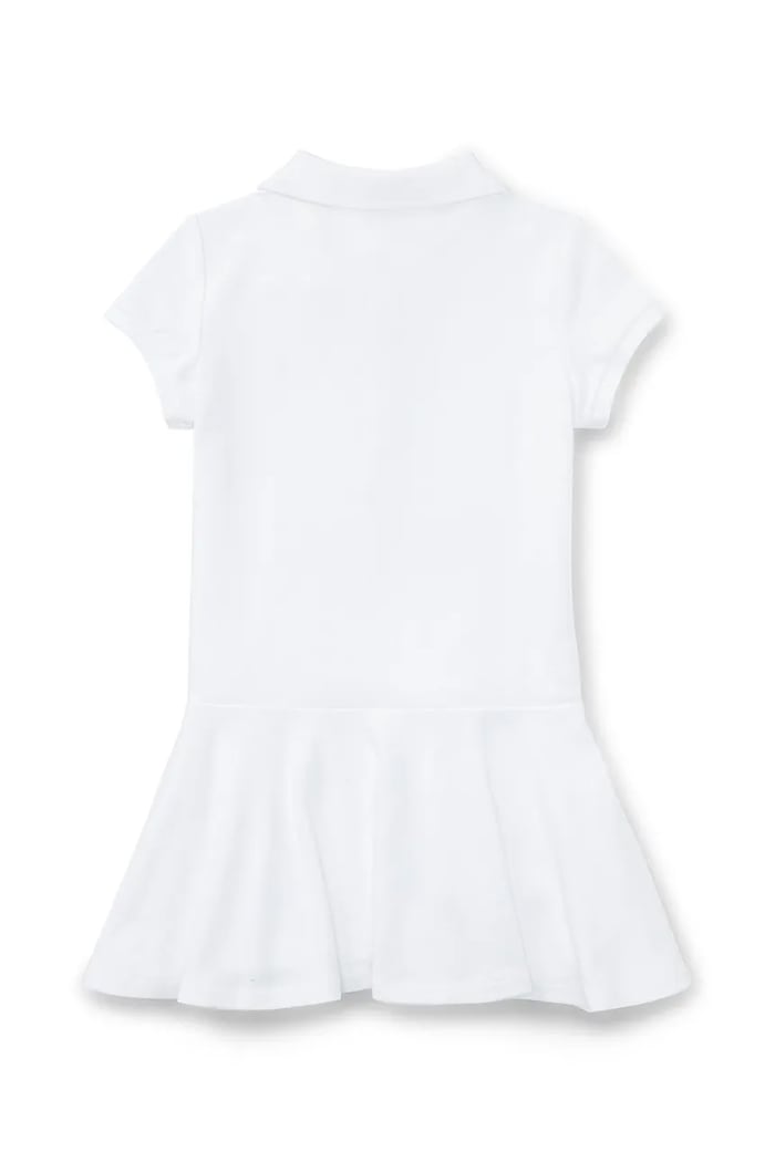 Dziewczynka Polo Ralph Lauren sukienka dziecięca 312624740003 biały