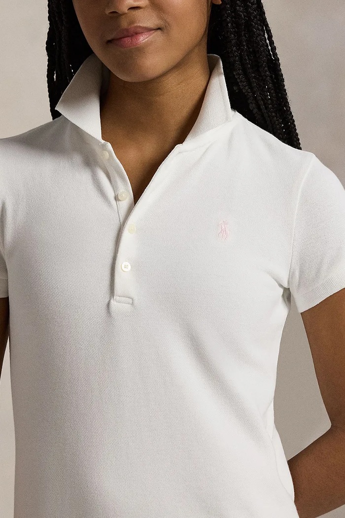 Dievčenské šaty Polo Ralph Lauren 313624740003 biela