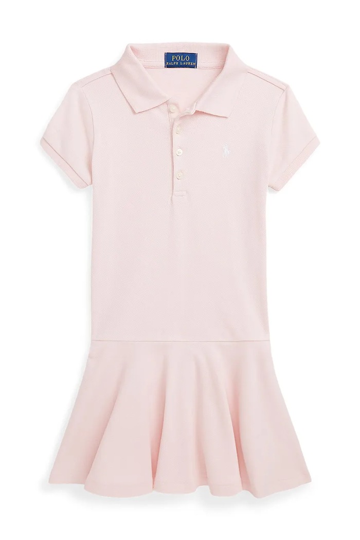 Dievčenské šaty Polo Ralph Lauren 312698754082 ružová SS26
