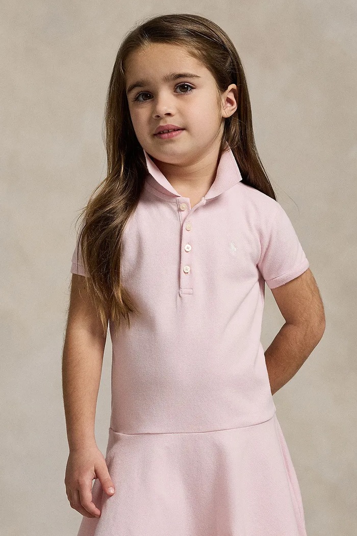 Dievčenské šaty Polo Ralph Lauren ružová 312698754082