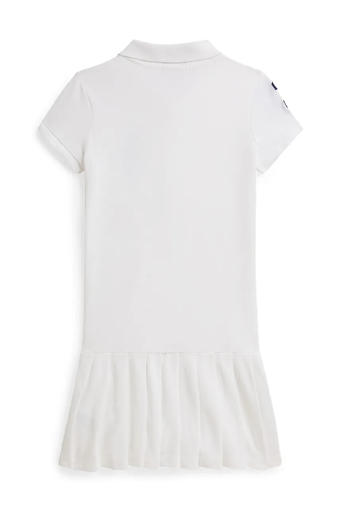 Dievčenské šaty Polo Ralph Lauren 313A95975002 biela SS26