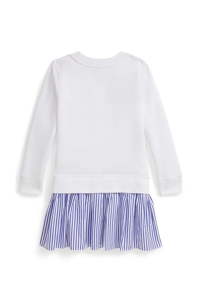 Dievčenské šaty Polo Ralph Lauren 312A96118001 biela SS26