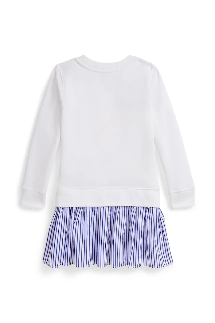Dievčenské šaty Polo Ralph Lauren 312A96118001 biela SS26