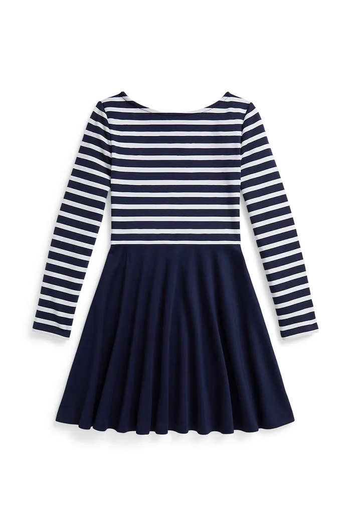 Polo Ralph Lauren sukienka dziecięca 313A96139003 granatowy SS26