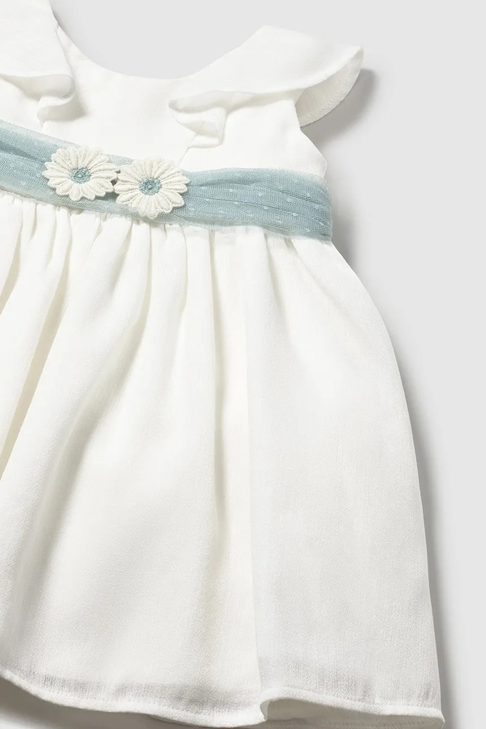 Mayoral rochie fete alb 1903.4A.Baby.PPY2