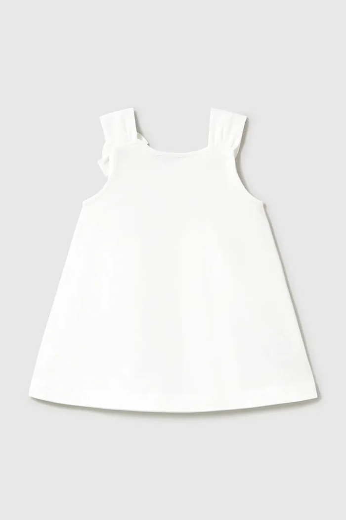 Παιδικό φόρεμα Mayoral 1930.4P.Baby.PPY2 λευκό SS26
