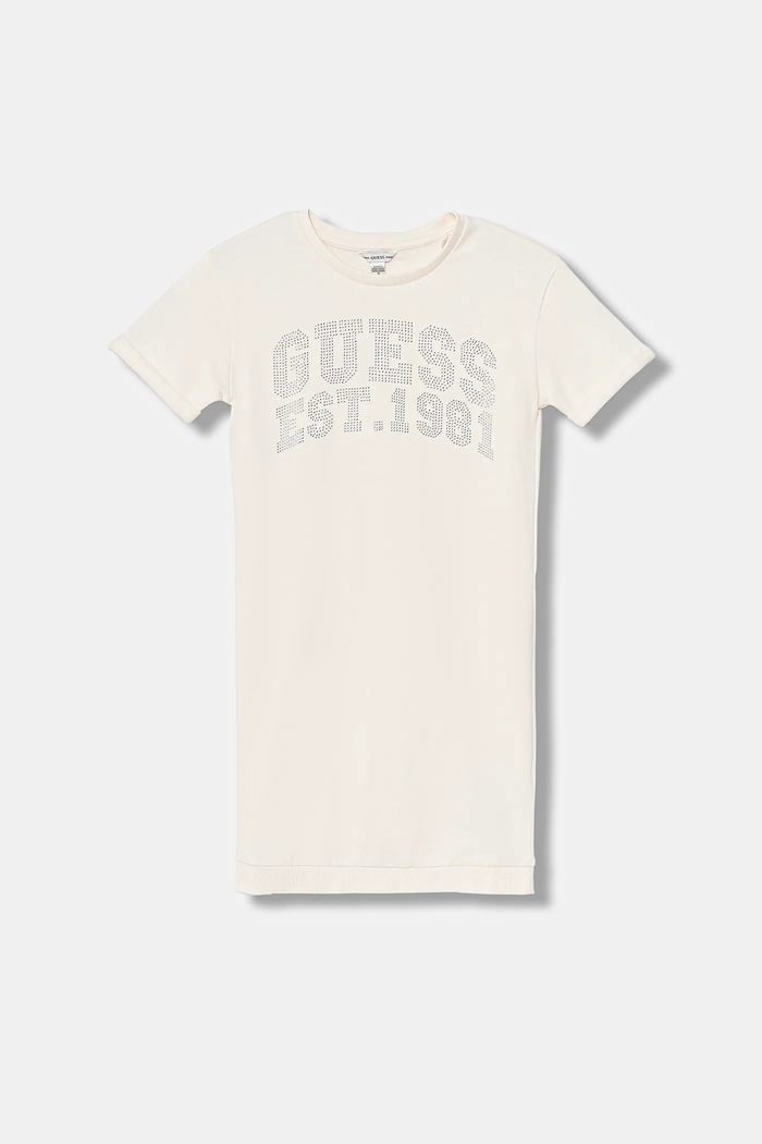 Guess gyerek pamutruha rövid bézs J6RK00.KA6R4.PPY2