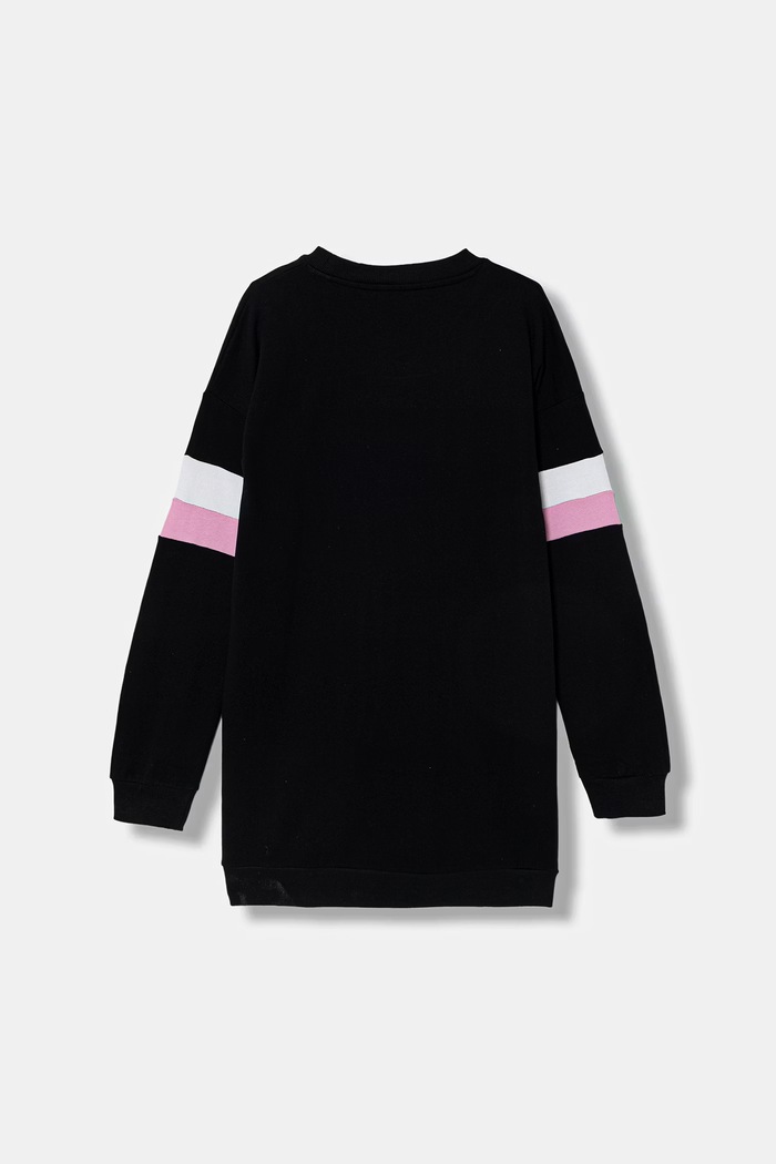 Dětské bavlněné šaty Guess J6RK01.KAD74.PPY2 černá SS26