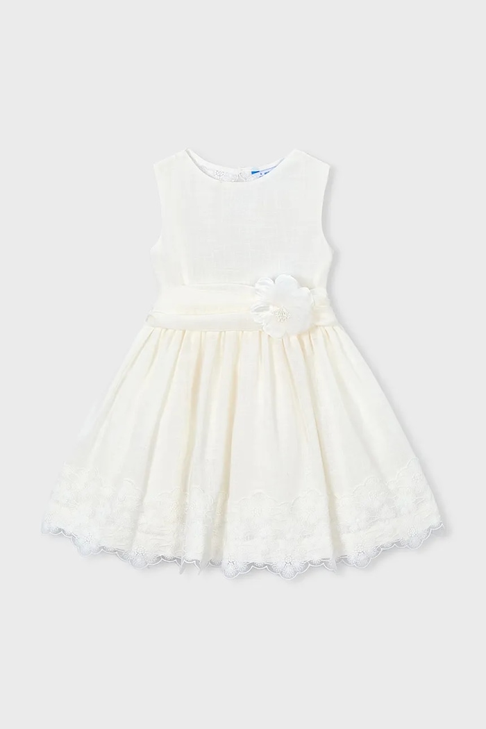 Дитяча сукня Mayoral 3914.6B.Mini.PPY2 бежевий SS26