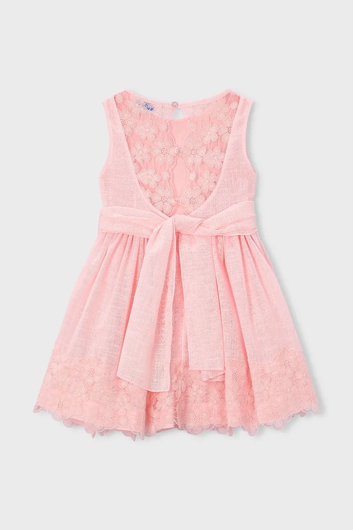 Mayoral rochie fete 3914.6B.Mini.PPY2 roz SS26