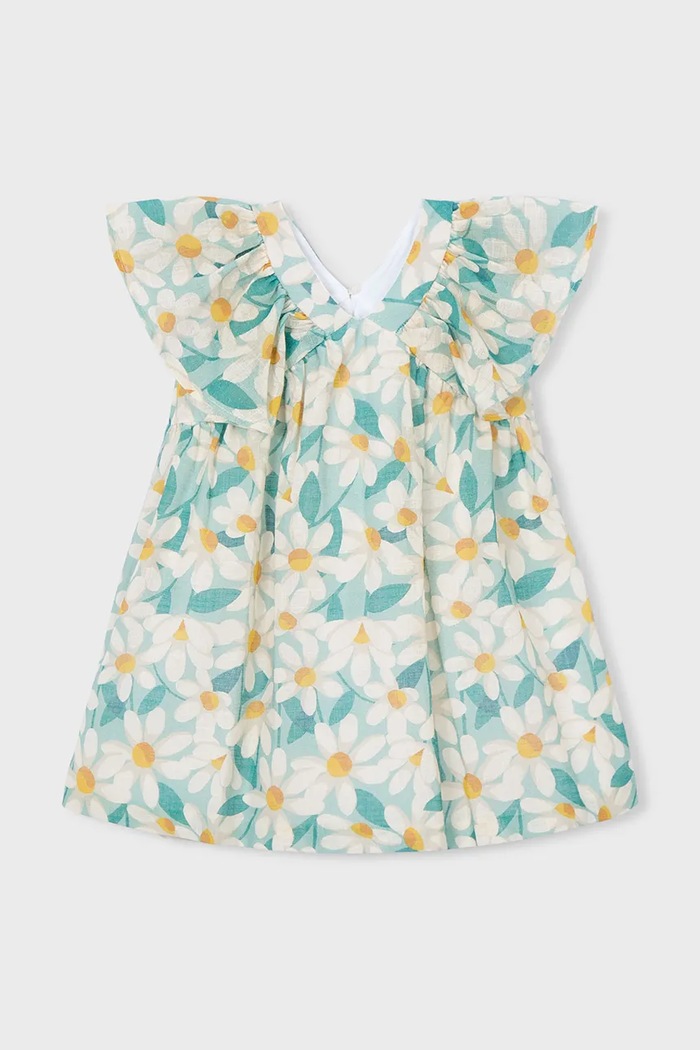 Mayoral rochie fete 3918.6B.Mini.PPY2 albastru SS26