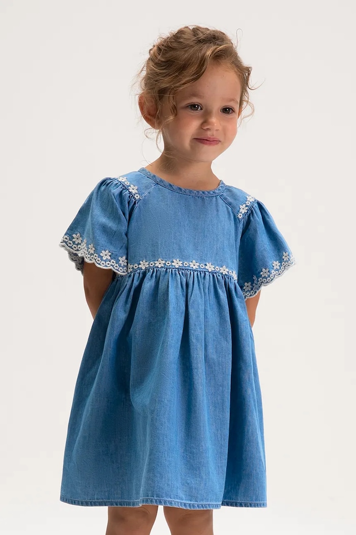 Mayoral rochie fete mini albastru 3927.6E.Mini.PPY2