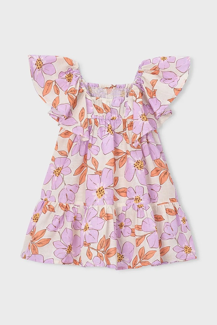 Mayoral rochie fete 3932.6G.Mini.PPY2 violet SS26