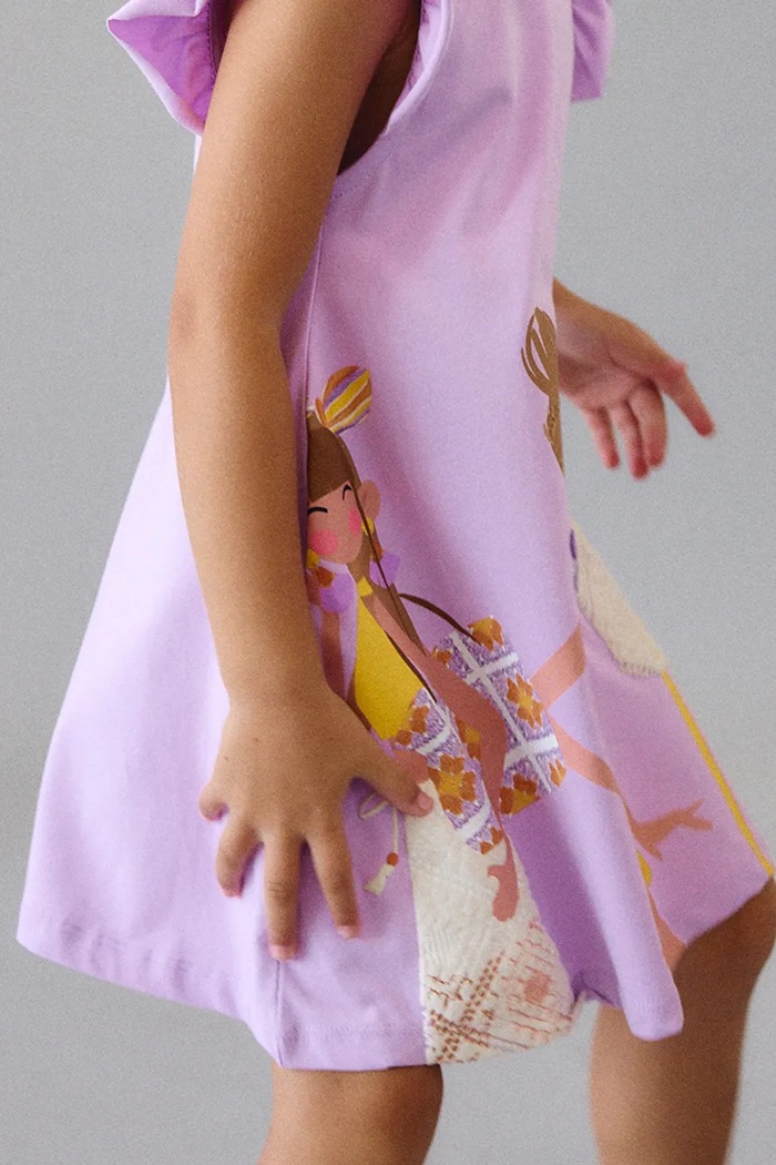 Mayoral rochie fete 3934.6J.Mini.PPY2 violet