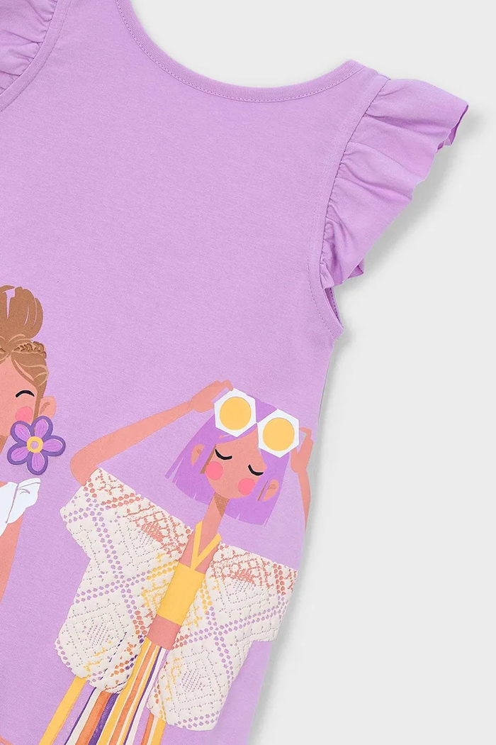 Mayoral rochie fete violet 3934.6J.Mini.PPY2