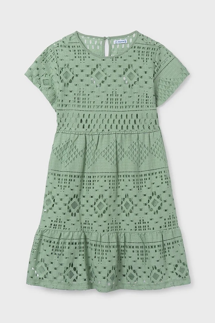 Mayoral rochie fete 6904.8A.Junior.PPY2 verde SS26