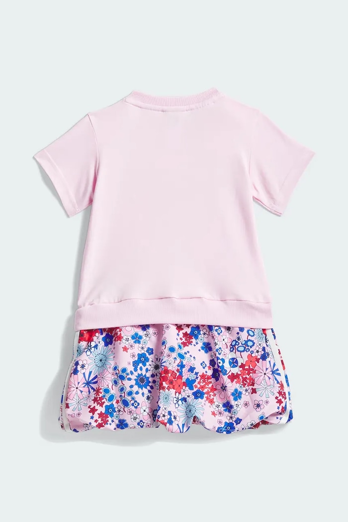 Dievčenské bavlnené šaty adidas Originals LIBERTY KD1729 ružová SS26