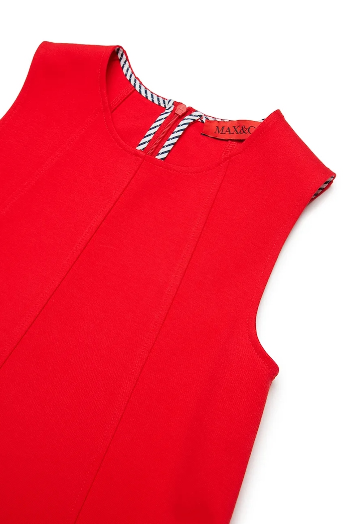 Deklice Otroška obleka MAX&Co. MAXD52F DRESS MX0271.MX00K rdeča