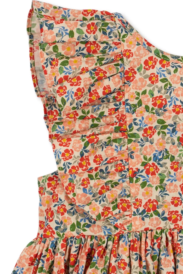 Dievčenské bavlnené šaty Konges Sløjd CIANNA DRESS GOTS KS104732.PPY2 viacfarebná