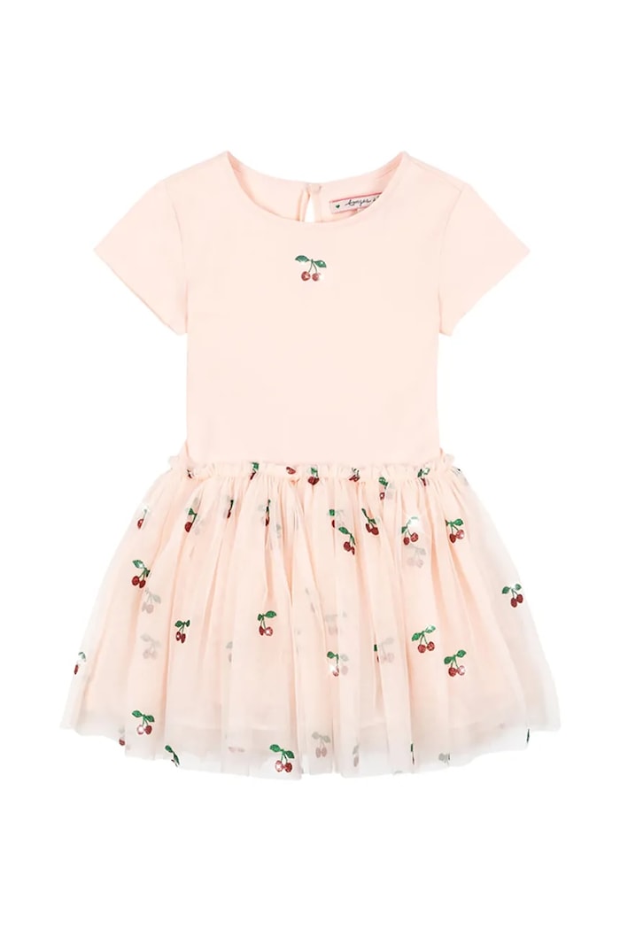 Konges Sløjd sukienka dziecięca BALLERINA DRESS KS104658.PPY2 różowy SS26