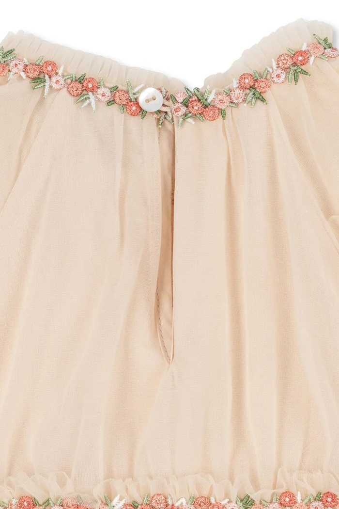Dievčenské šaty Konges Sløjd JOELLE DRESS béžová KS104871.PPY2