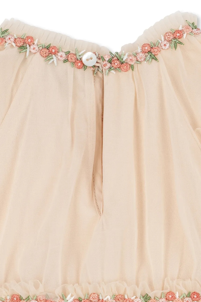 Dievčenské šaty Konges Sløjd JOELLE DRESS béžová KS104871.PPY2